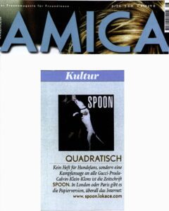 SPOON PRESS KIT 99 | amica | SPOON Magazine