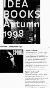 SPOON PRESS KIT 99 | idea books 98 | SPOON Magazine